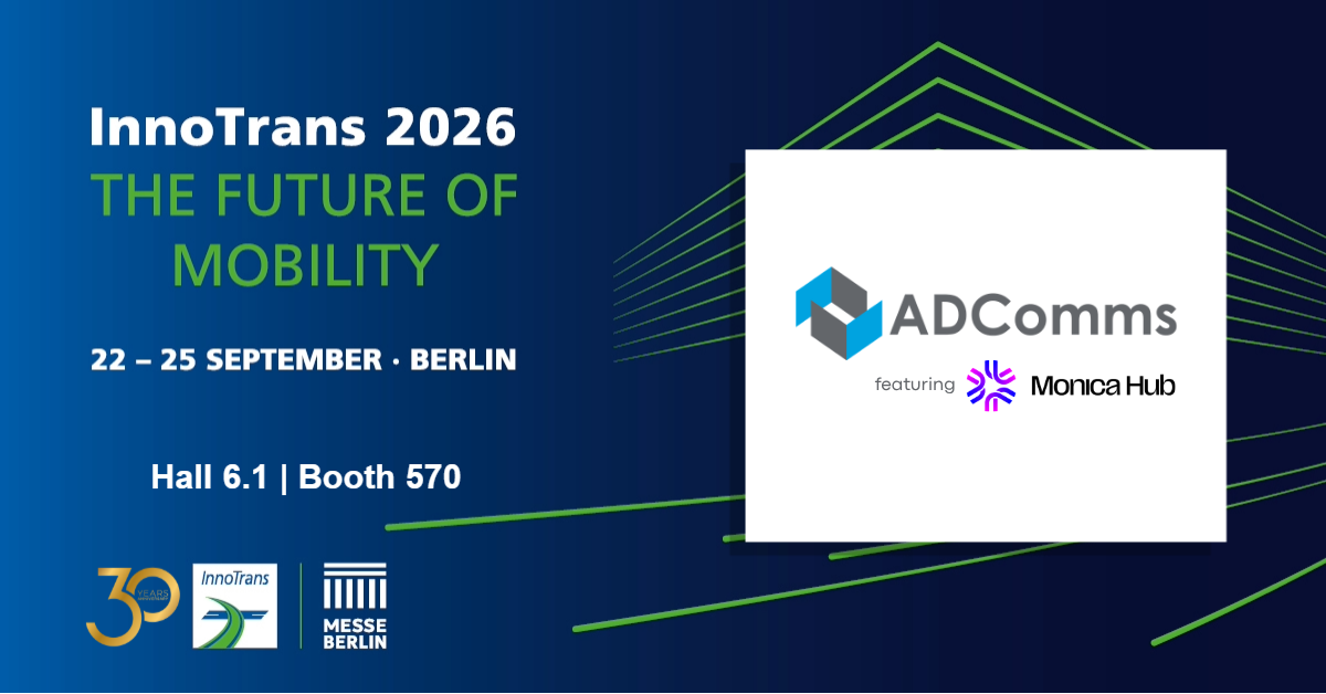 ADComms to Exhibit at InnoTrans 2026 | Monica Hub